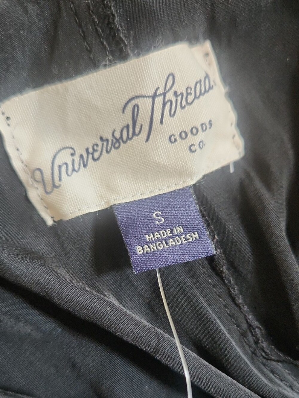 NWT Universal Thread Black Dress with White Lace Trim - Picture 5 of 6